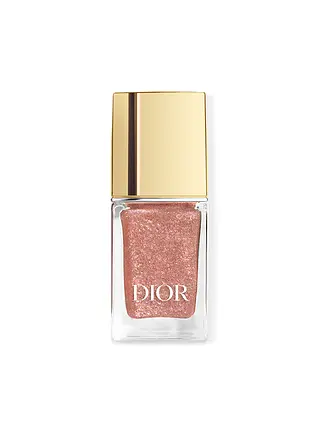 DIOR | Dior Vernis Édition Limitée Vernis à Ongles et Top Coat Pailleté (690 Plum Parade) | gold